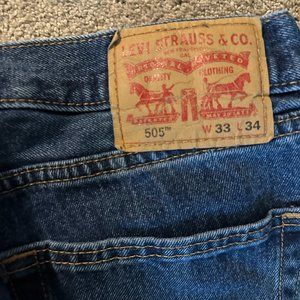 Levi 505 Jeans W33 L34